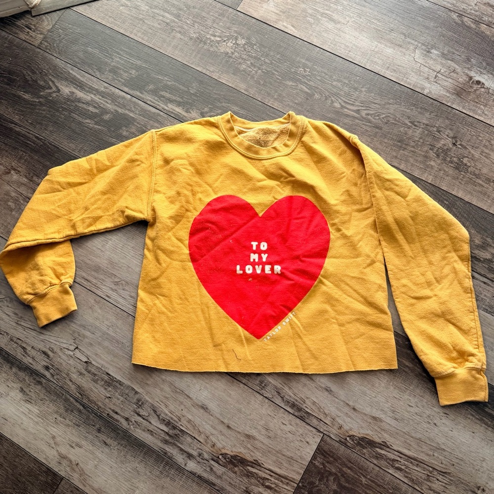 Taylor Swift Yellow Sweater with Red Heart